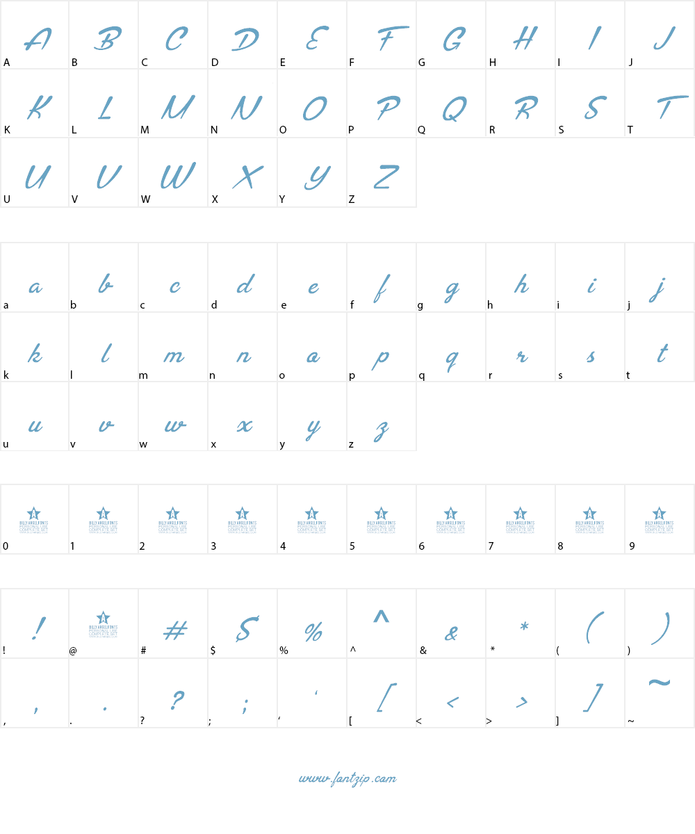 Brasileirinha Personal Use Font Character